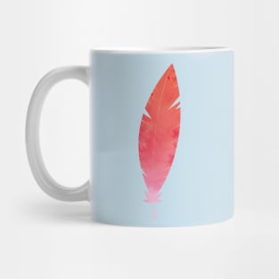 Pink Feather Mug